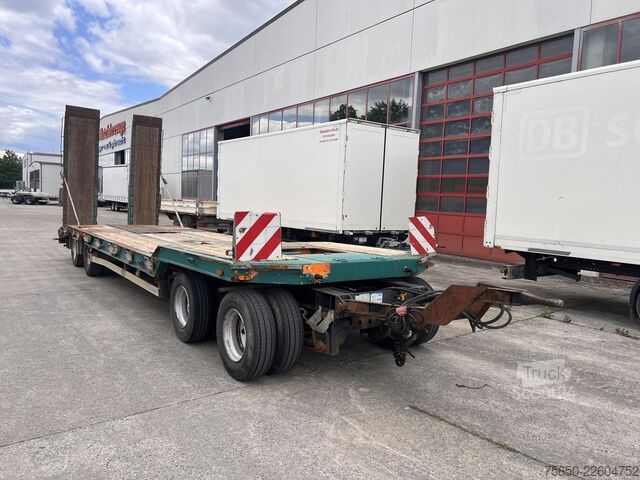 Matala lavetti perävaunu Humbaur HTD 409525-4A  4 Achs Tiefladeranhänger, kein Müller Mitteltal