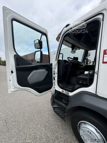 Грузовик с бортовой платформой, тентом и задним подъёмником Renault D12-240 Pr.Plane 7,3m AHK L-Haus Klima