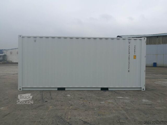 Kuljetuskontti 20 Fuß Seecontainer RAL5010 Container Kontener Kontainer Shipping Box Self