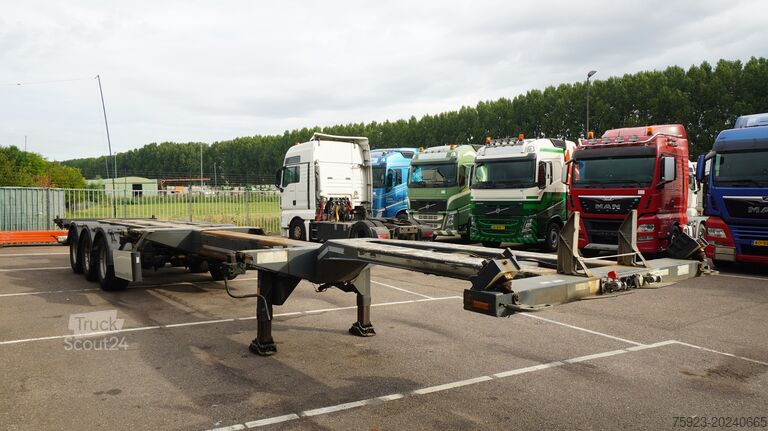 Transportul de containere D-tec 3 AXLE MULTI CONTAINER TRANSPORT TRAILER EXTEND...