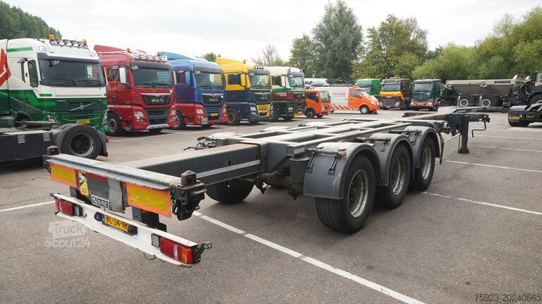 Transportul de containere D-tec 3 AXLE MULTI CONTAINER TRANSPORT TRAILER EXTEND...