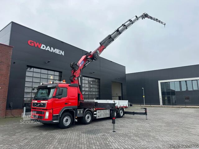 Camião-grua Volvo FM 460 8x2 HMF 6020 + Fly Jib, Winch