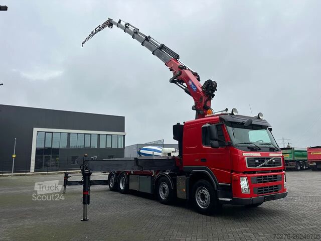Kranbil Volvo FM 460 8x2 HMF 6020 + Fly Jib, Winch