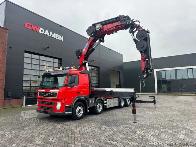 Kranbil Volvo FM 460 8x2 HMF 6020 + Fly Jib, Winch