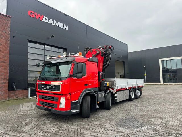 Kranbil Volvo FM 460 8x2 HMF 6020 + Fly Jib, Winch