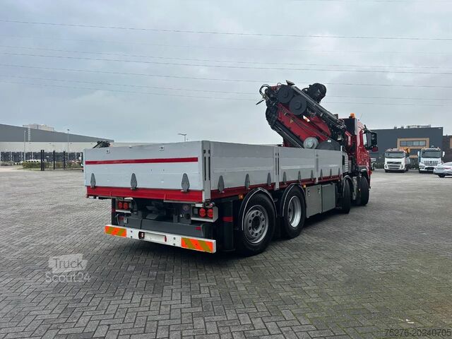 Kranbil Volvo FM 460 8x2 HMF 6020 + Fly Jib, Winch