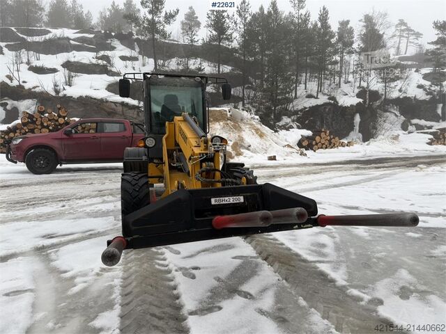 Rakodógép Günter Grossmann Ladowarka GG2500T telehandler with a bucket and l