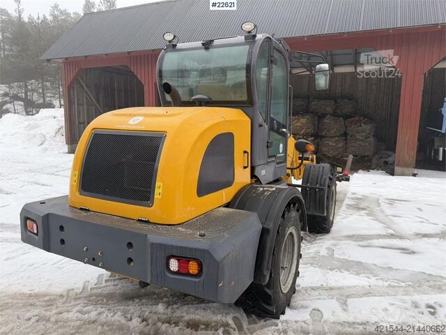 Rakodógép Günter Grossmann Ladowarka GG2500T telehandler with a bucket and l