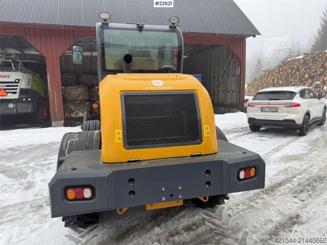 Rakodógép Günter Grossmann Ladowarka GG2500T telehandler with a bucket and l
