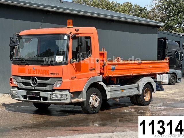 Savitarnos furgonas MERCEDES-BENZ Atego 818 4x2 Meiler DSK