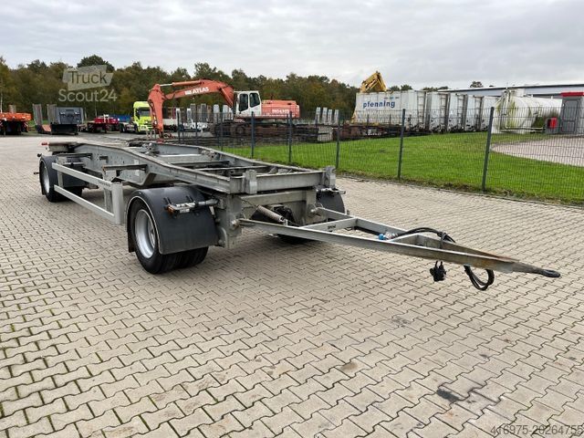 Odvozna prikolica WEB-TRAILER ARA 18 Wechsel-Schlitten Container Abroller zink