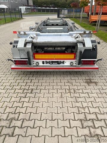 Odvozna prikolica WEB-TRAILER ARA 18 Wechsel-Schlitten Container Abroller zink