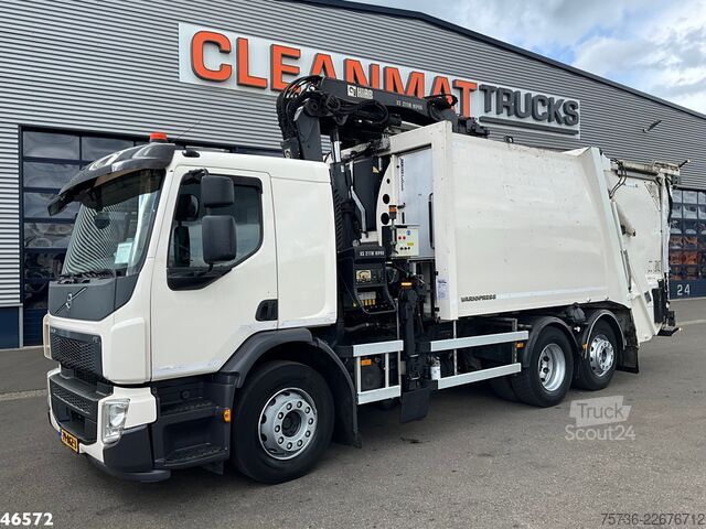 Автомобиль для сбора мусора Volvo FE 280 Euro 6 Hiab 21 Tonmeter laadkraan