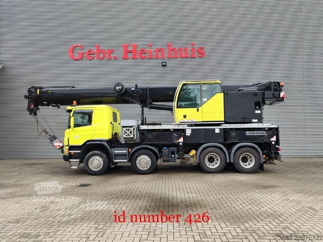 Camion-grue Liebherr LTF 1045-4.1 Scania P410 8x4 Euro 6 German Truck!