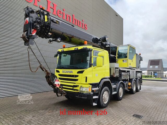 Camion-grue Liebherr LTF 1045-4.1 Scania P410 8x4 Euro 6 German Truck!