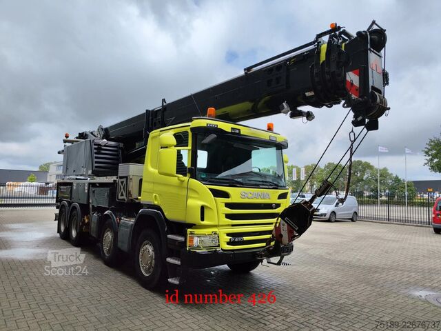 Camion-grue Liebherr LTF 1045-4.1 Scania P410 8x4 Euro 6 German Truck!