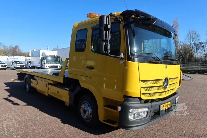 Furgone trasportatore di auto Mercedes-Benz Atego 1221 L Takelwagen 6 Persoons