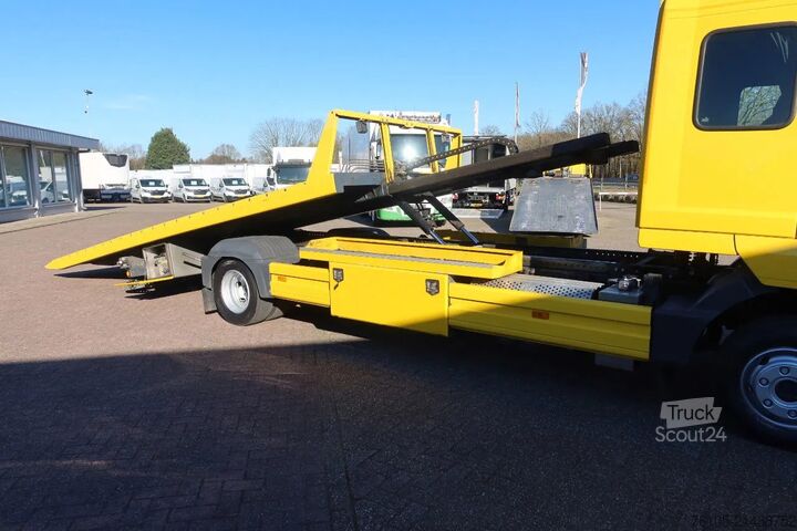 Furgone trasportatore di auto Mercedes-Benz Atego 1221 L Takelwagen 6 Persoons