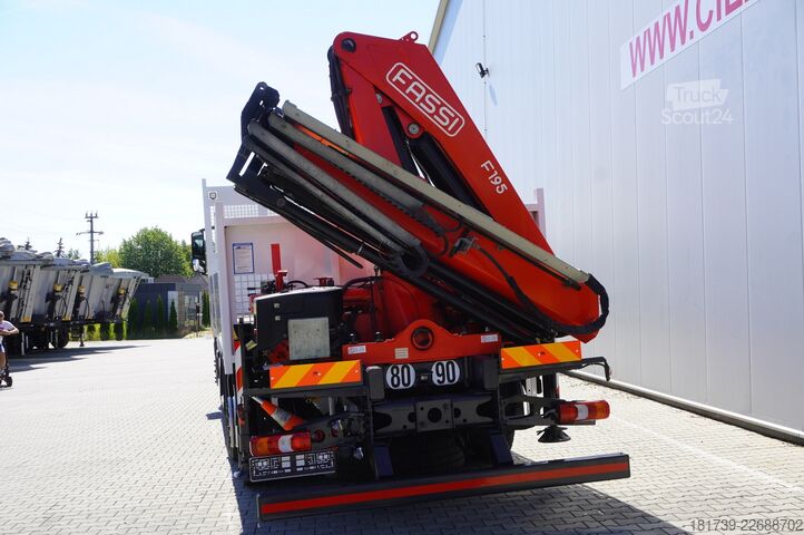 Plošina s jeřábem Mercedes-Benz Arocs 2536 6×2 / 200 tho. km/ Fassi F195