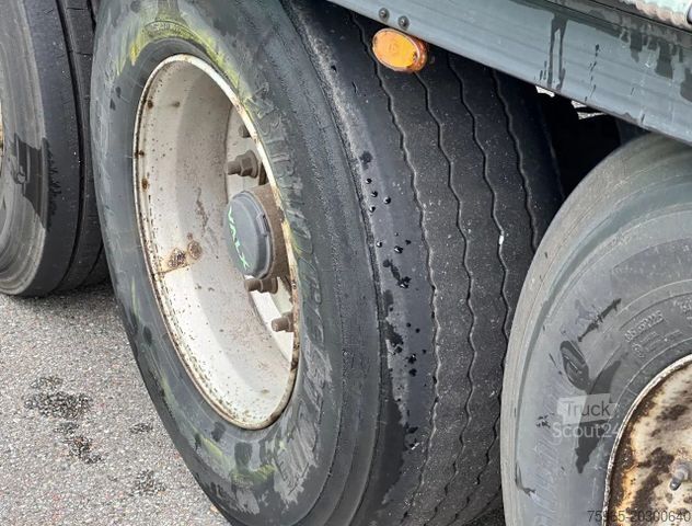 Semi-reboque aberto com lona KÄSSBOHRER XS VALX AXLES DRUM BRAKES NEW CURTAINS NL-TRAILE