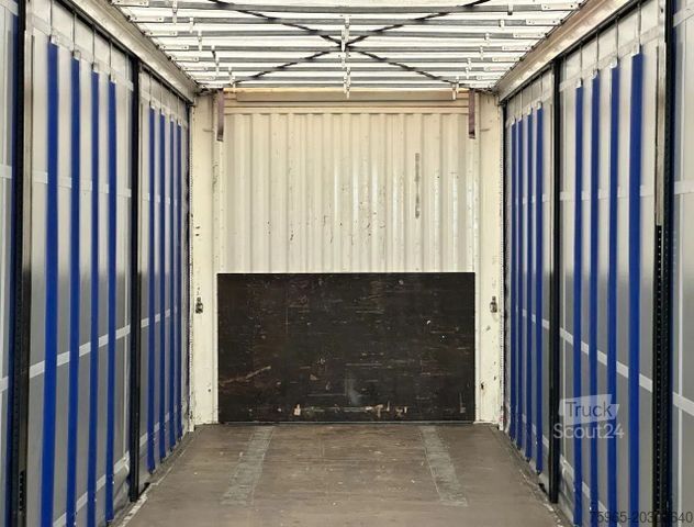 Semi-reboque aberto com lona KÄSSBOHRER XS VALX AXLES DRUM BRAKES NEW CURTAINS NL-TRAILE