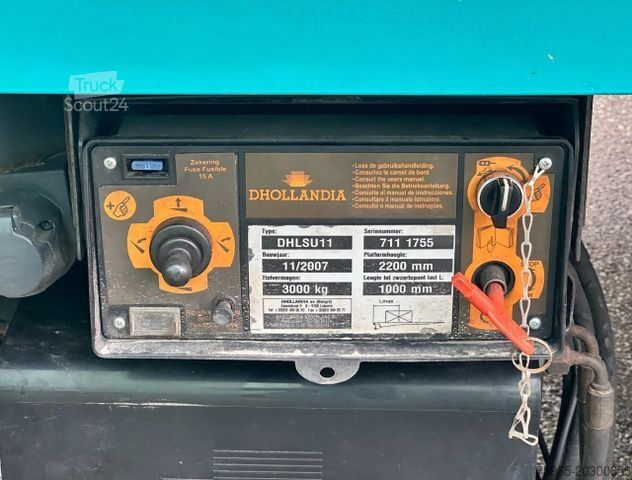 Koeltrailers  Heiwo H.T.F. HWA 20MZ THERMO KING 3000 KG. TAIL