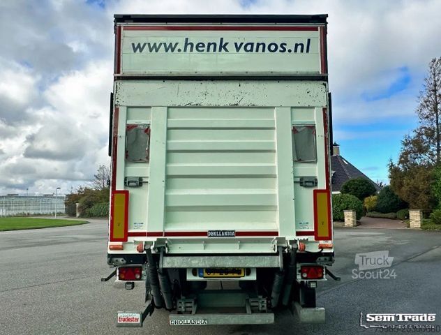 Avoin puoliperävaunu pressulla  System Trailer LPRS9 CITY TRAILER TAIL LIFT NEW