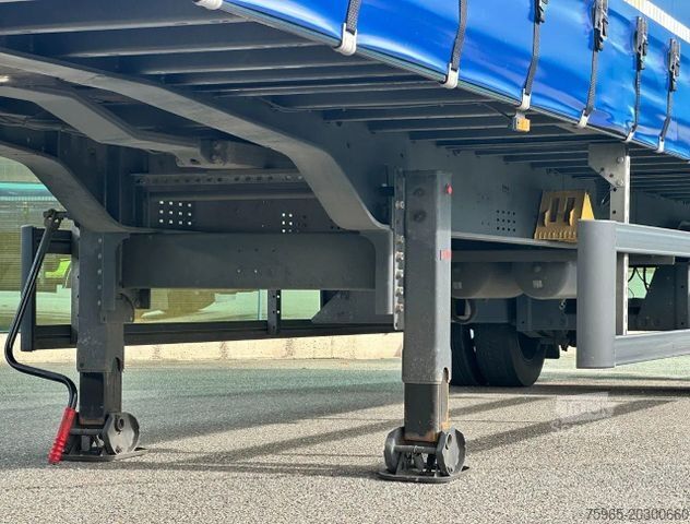 Avoin puoliperävaunu pressulla  System Trailer LPRS9 CITY TRAILER TAIL LIFT NEW