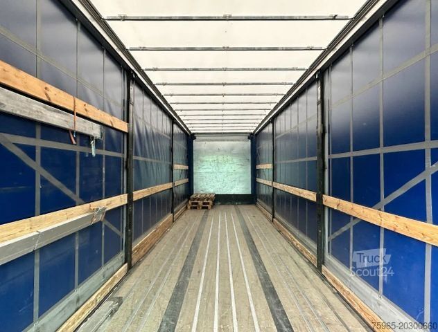 Avoin puoliperävaunu pressulla  System Trailer LPRS9 CITY TRAILER TAIL LIFT NEW