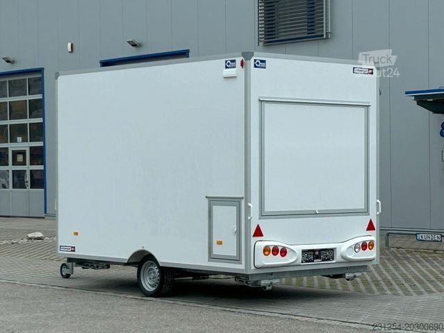 Prekybinė priekaba BLYSS H18362HGL Verkaufsanhänger 360x200x230cm 1800kg