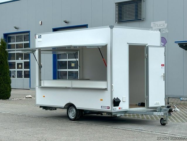 Prekybinė priekaba BLYSS H18362HGL Verkaufsanhänger 360x200x230cm 1800kg