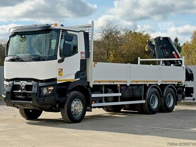 Teherautóra szerelt daru RENAULT C 380* HIAB X-HIDUO 188 B-3/FUNK*6x4