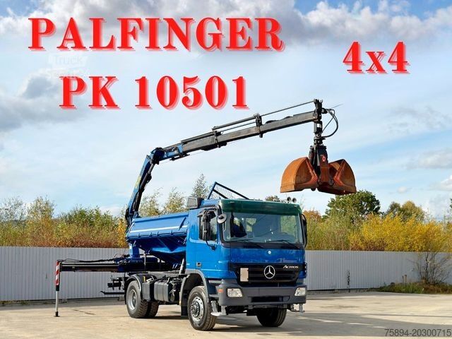Autokran MERCEDES-BENZ ACTROS 1841 * PK 10501 + FUNK * TOP * 4x4