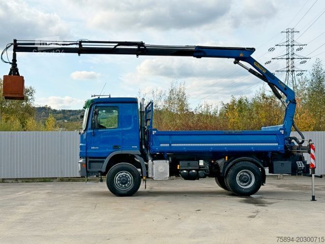 Кран, змонтований на вантажівці MERCEDES-BENZ ACTROS 1841 * PK 10501 + FUNK * TOP * 4x4