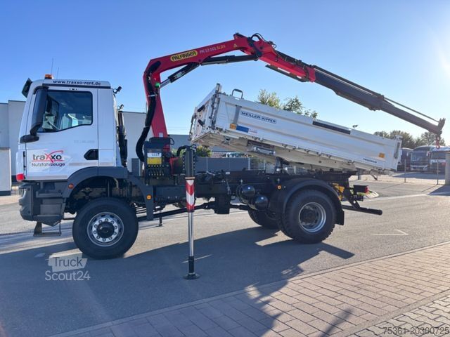 Tristrani prekucnik MAN TGM 18.320 4X4 BB Krankipper Palfinger PK 12.501