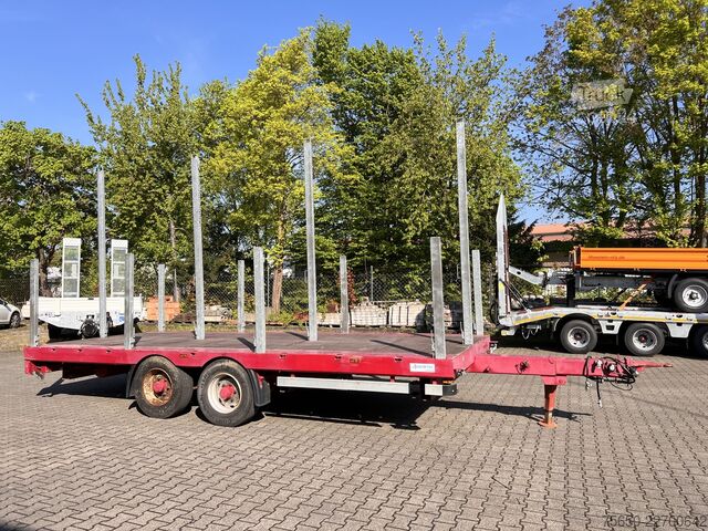 Open aanhangwagen Auwärter X-LTL110  Tandempritsche, ausziehbar