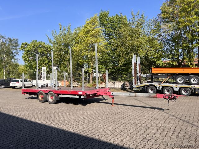 Open aanhangwagen Auwärter X-LTL110  Tandempritsche, ausziehbar
