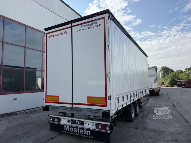 Відкритий причіп з тентом Möslein TPW 105 D  Tandem- Planenanhänger