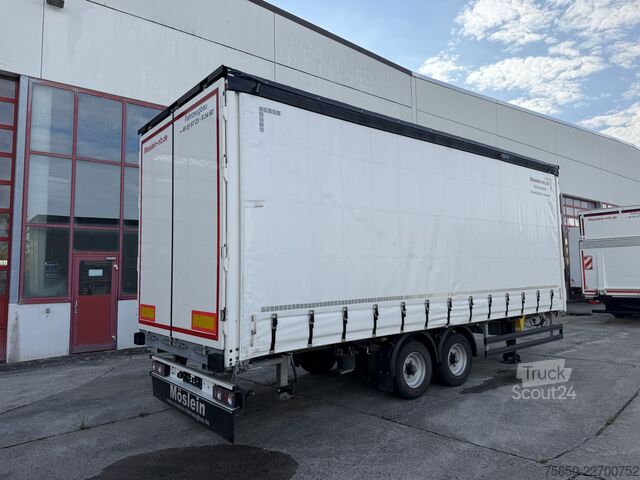 Відкритий причіп з тентом Möslein TPW 105 D  Tandem- Planenanhänger