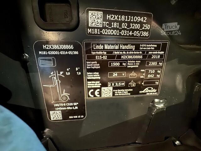 Priekinis krautuvas Linde E15 EVO [ID: 239]