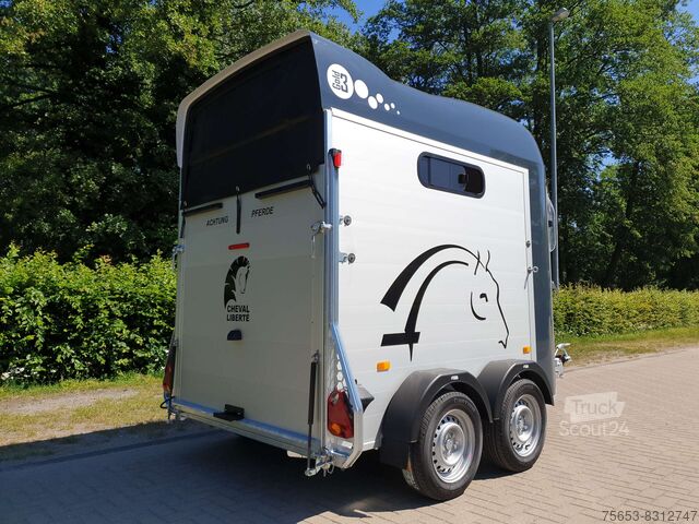 Remorque à chevaux Cheval Liberté schön praktischGold 3 Sattelkammer Pullman Fahrwerk 100kmh