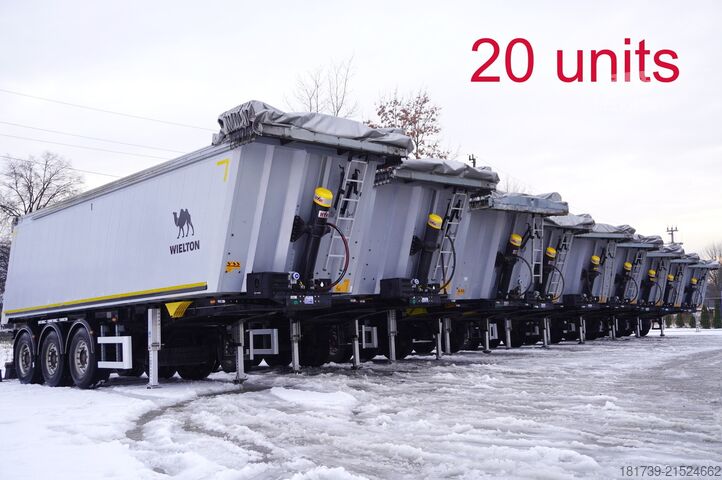 Pašizgāzēja puspiekabe Wielton NW-3 / weight 6.2 t / cap 38m3/ 30 units