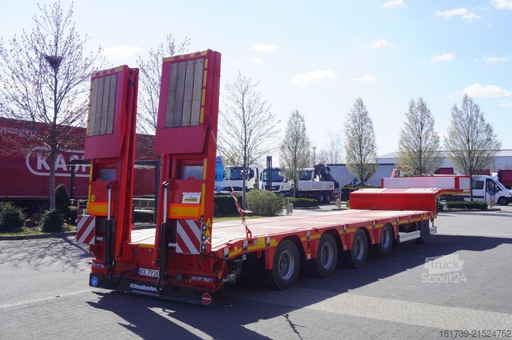 Lowbed semitrailer for transportation of construction machinery Kässbohrer LB3E low-bed semi-trailer / 2025/ 4 axl
