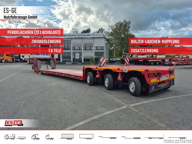 Dieplader oplegger FAYMONVILLE Megamax Tiefbett 3x12 t PA