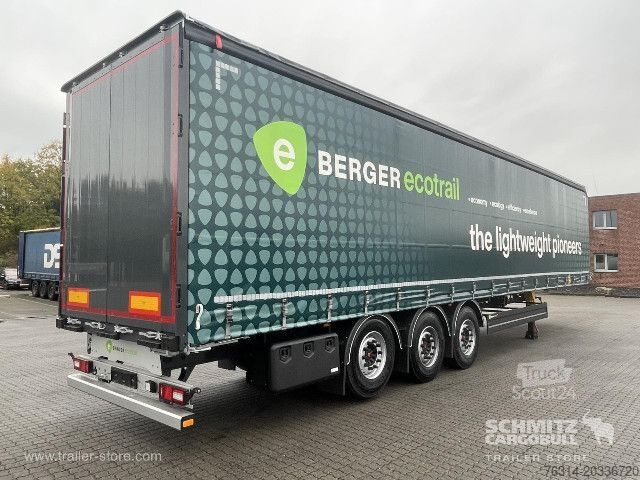 Atvira puspriekabė su tentu Berger Curtainsider Coil