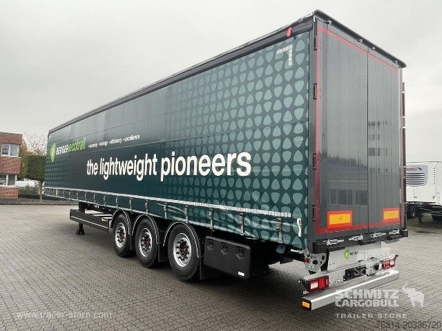 Atvira puspriekabė su tentu Berger Curtainsider Coil