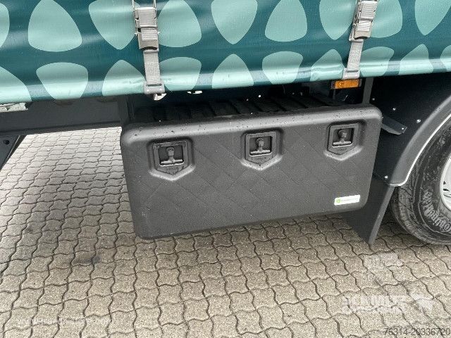 Atvira puspriekabė su tentu Berger Curtainsider Coil