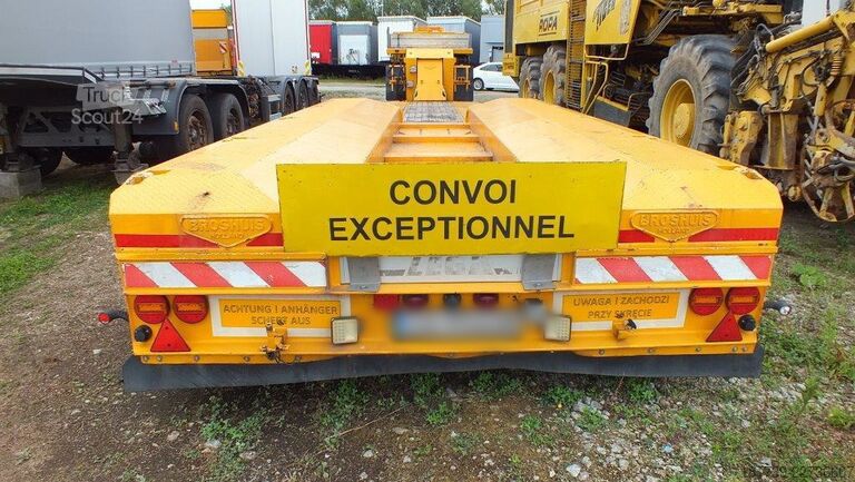 نصف مقطورة Broshuis 4ABD-48 semi-trailer / 4 axles steering