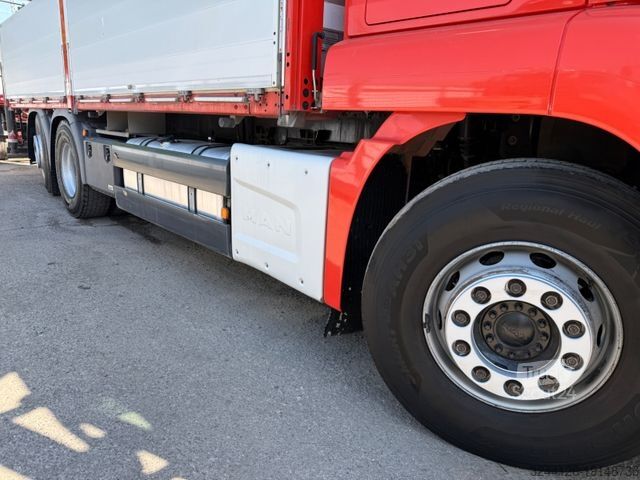 Vrachtauto met open laadbak MAN TGS 26.460LL/Baustoffwagen+KranPalfinger-PK23001