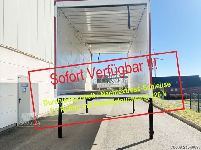 Swap body trailer KRONE Durchladeeinheit 2 x Rolltor